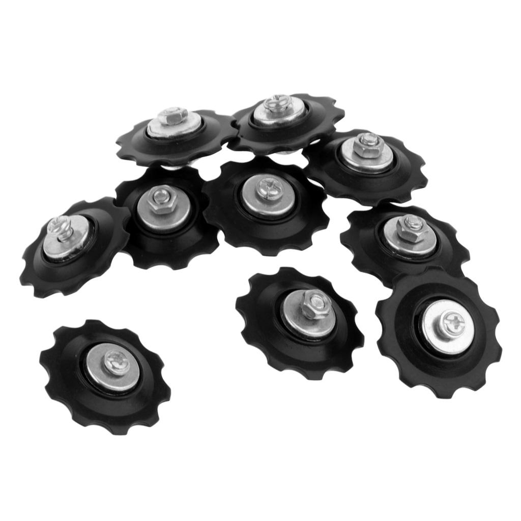 Cycling Gear Gravel - Set Roda Pemandu Rantai Baja Plastik