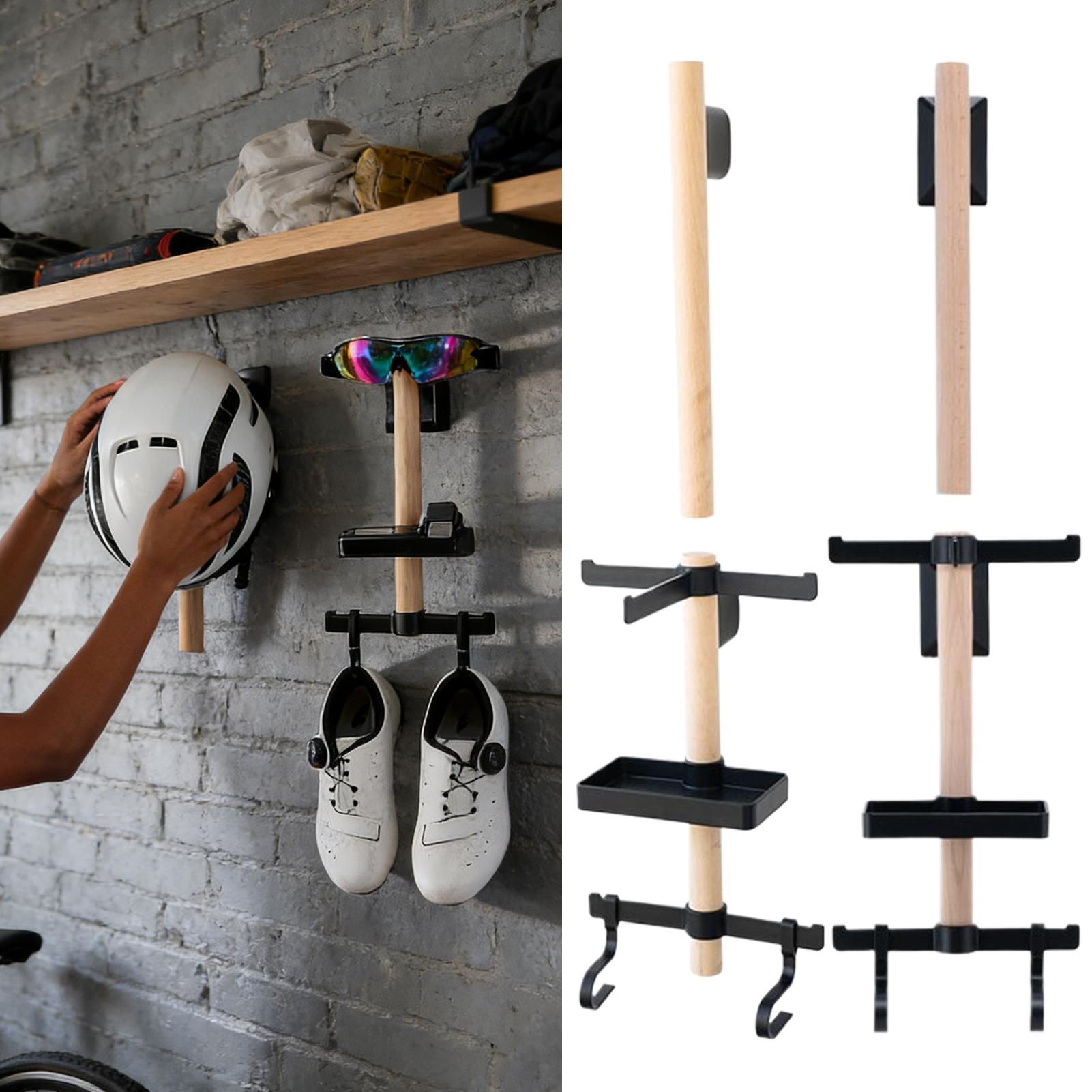 Cycling Gear Wall Hanger - Penyangga Dinding untuk Penyimpanan Perlengkapan Bersepeda,