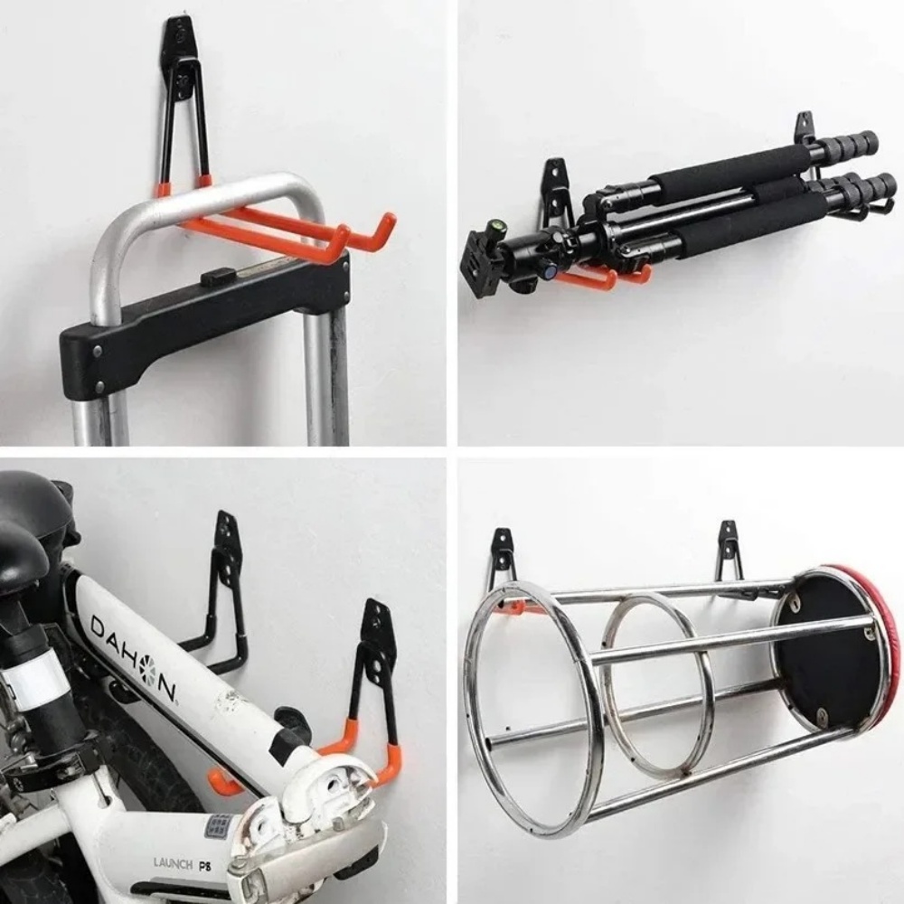 Cycling Gear Wall Hanger - Gantungan Sepeda Logam Heavy Duty untuk