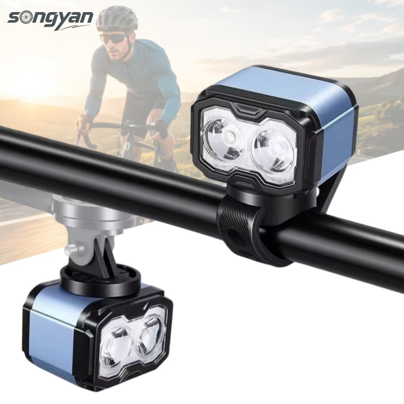 Cycling Gear Stand - ESLNF Lampu Depan Sepeda Digital-Display Berbahan