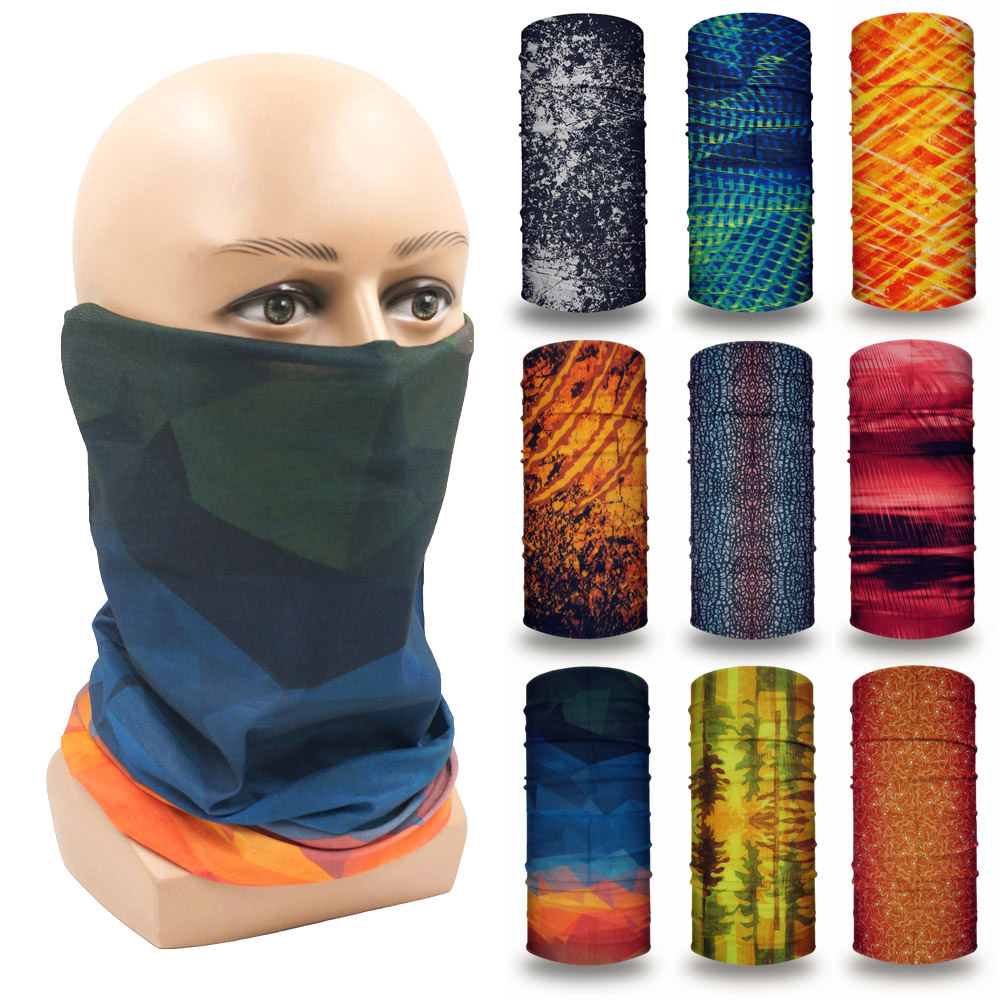 Cycling Gear Women - Bandana kepala cetakan warna-warni untuk wanita,