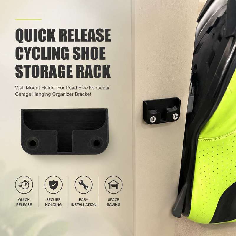Rak Penyimpanan Sepatu Sepeda  - Cycling Gear Wall Hanger ulasan dan harga