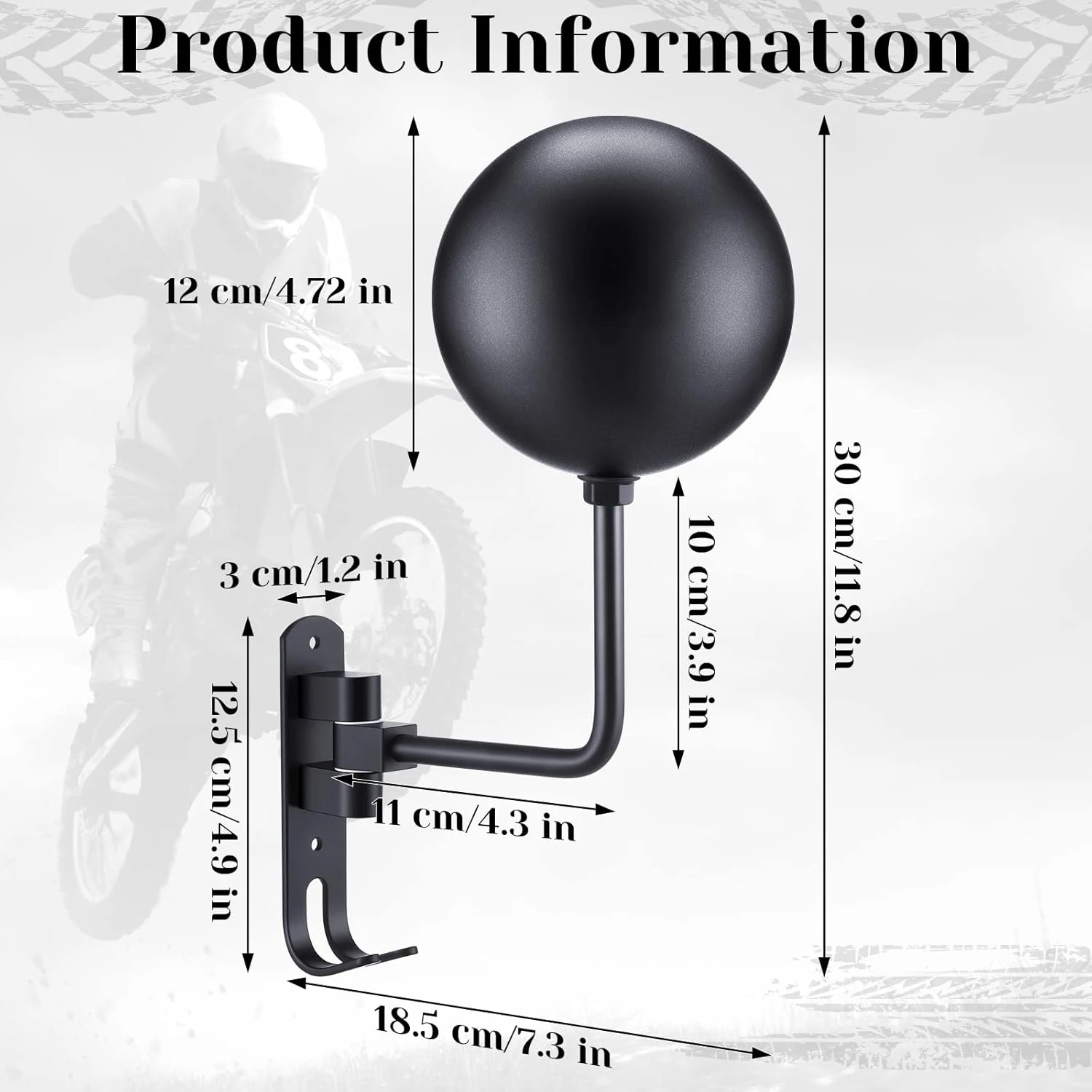 Rak Helm Sepeda Motor Tempat H - Cycling Gear Wall Hanger ulasan dan harga
