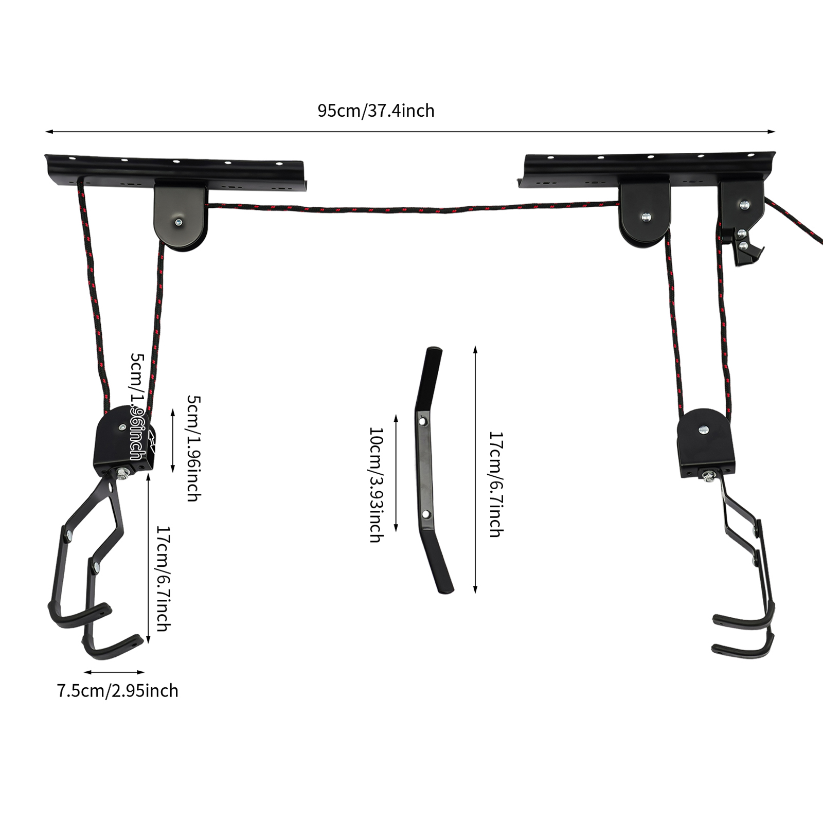 Pengangkat Sepeda untuk Plafon - Cycling Gear Wall Hanger ulasan dan harga